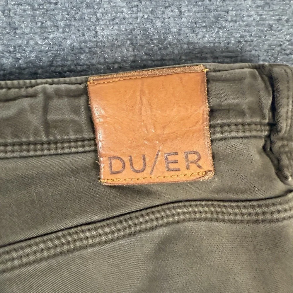DU/ER Mens Pants 34x29‎ N2X Slim Fit No Sweat Jogger Tapered Performance